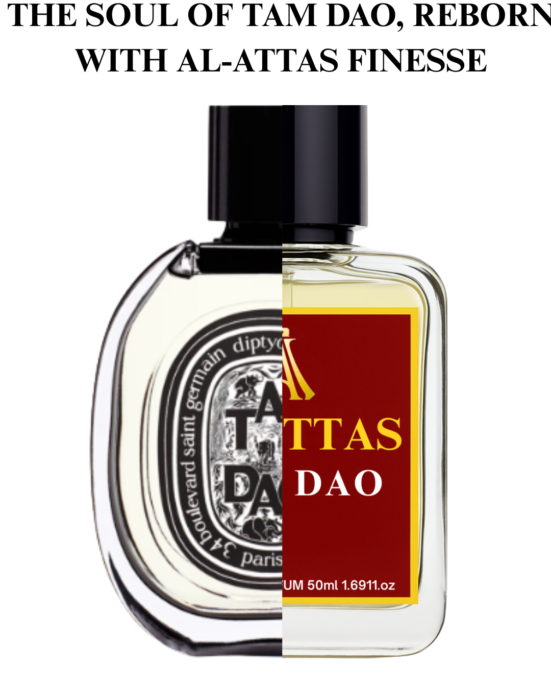 TAMDAO  Inspired by Diptyque Tam Dao  By Alattas Perfume | A Sanctuary of Sacred Woods