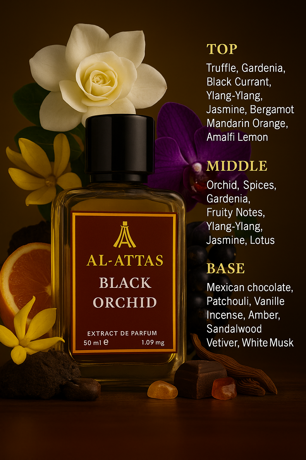 Black Orchid Perfume | Inspired by Tom Ford Black Orchid