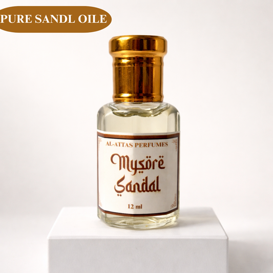 Mysore Sandal Attar  Pure Oriental Woody Sandalwood Perfume Oil