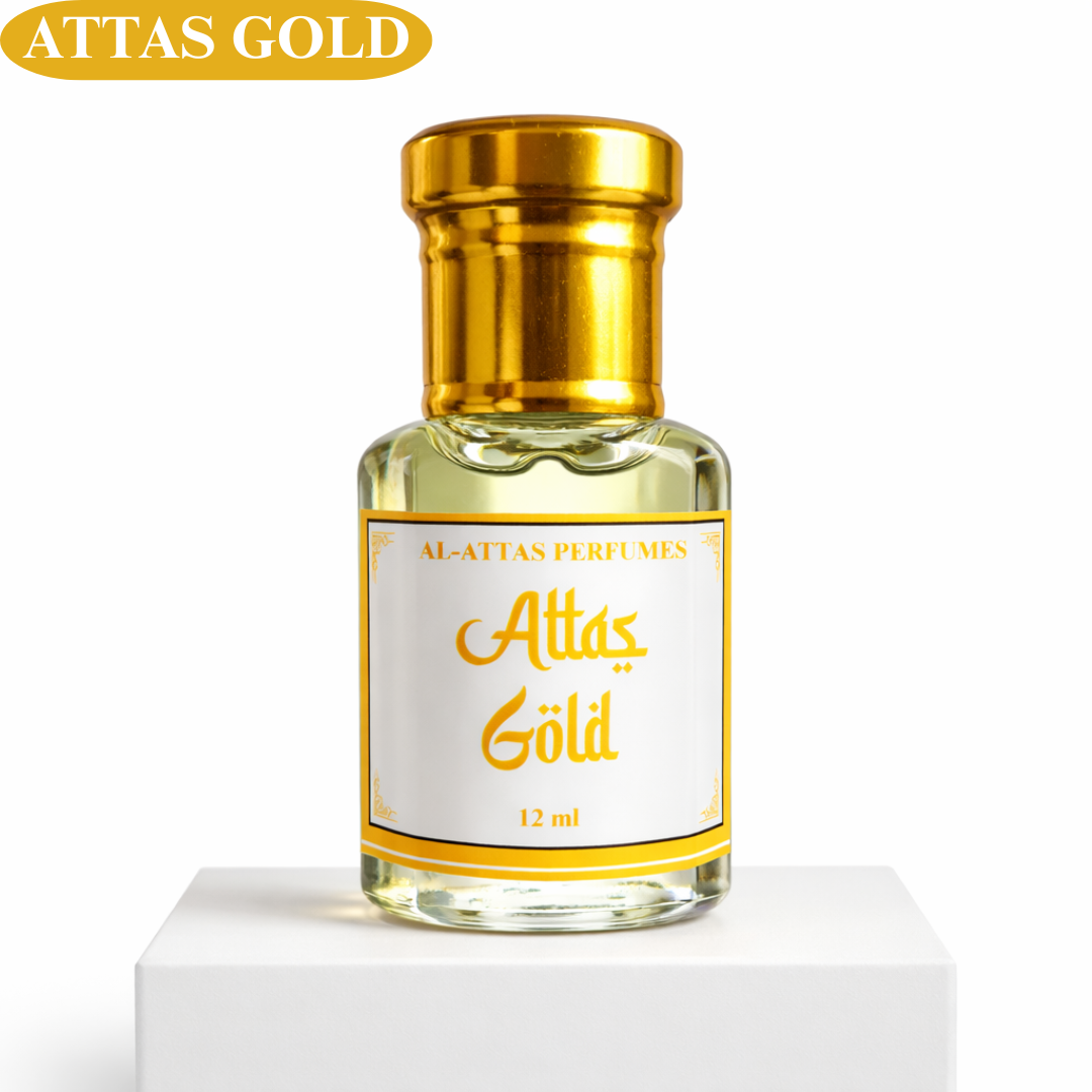 Attas Gold Attar | Luxury Citrus Leather Woody
