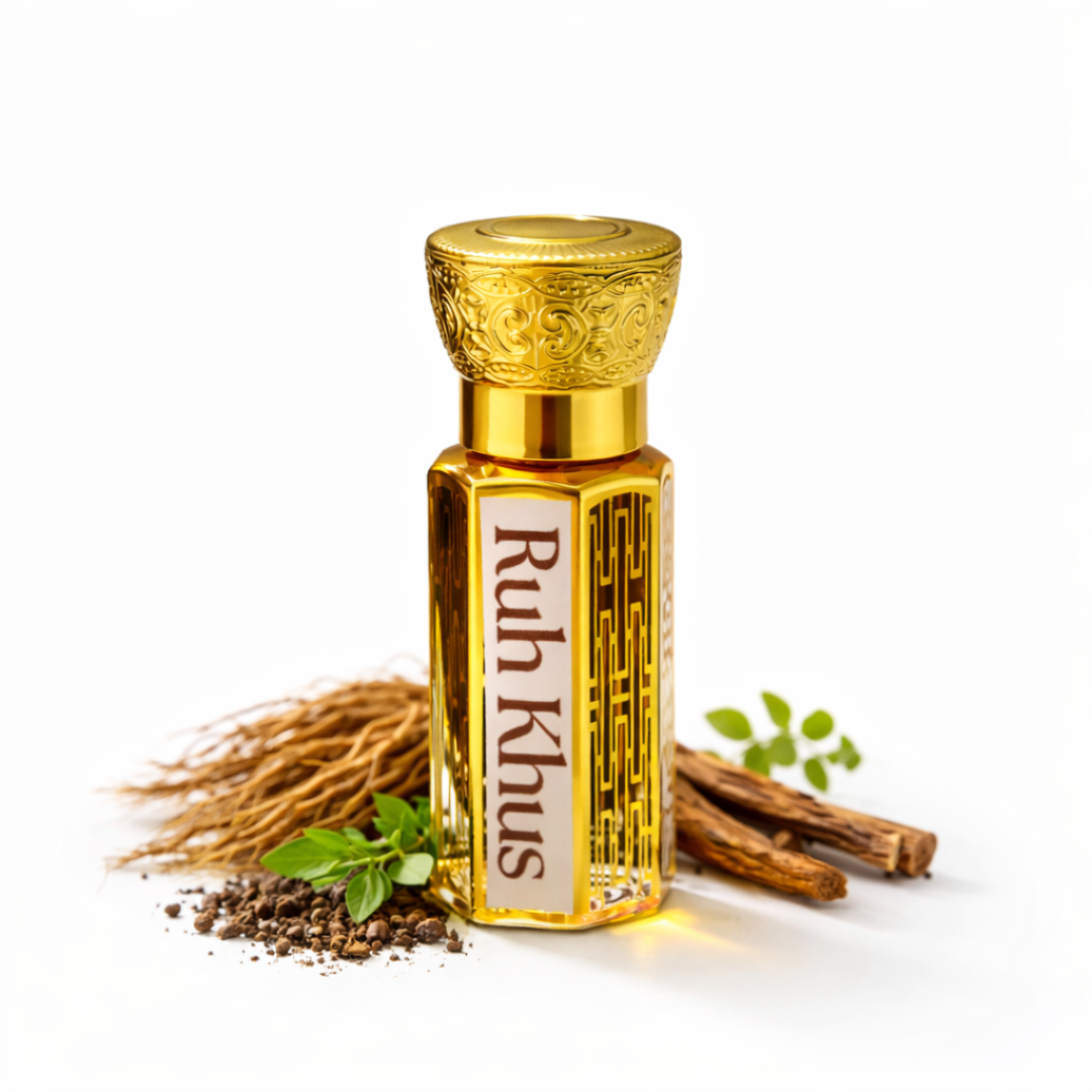 Ruh Khus Attar – Sweet Earthy Woody Natural Perfume