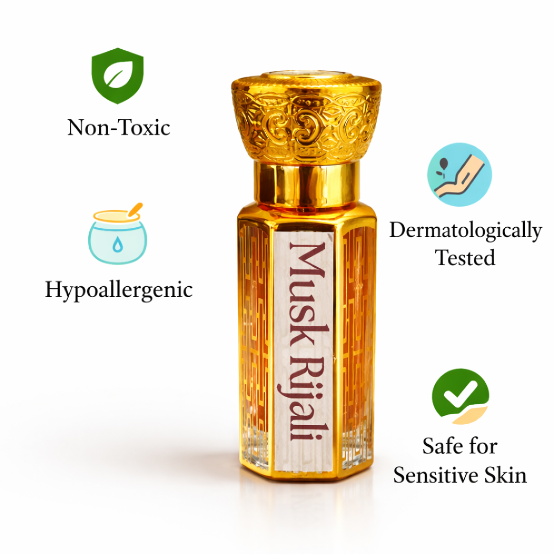 Musk Rijali Attar | Powerful Oriental Woody Fragrance for Men