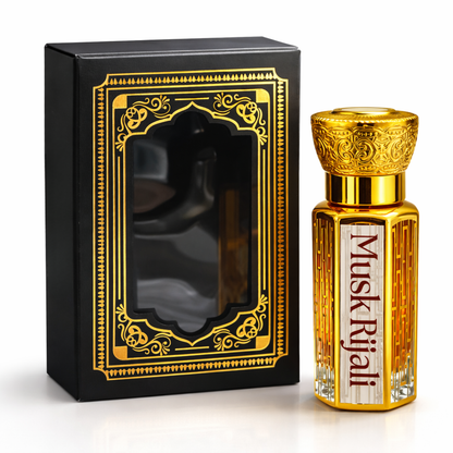 Musk Rijali Attar | Powerful Oriental Woody Fragrance for Men