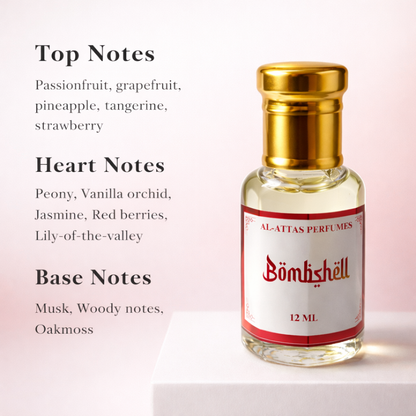 Bomb Shell Luxury Attar | Sweet Fruity Floral by Al-Attas