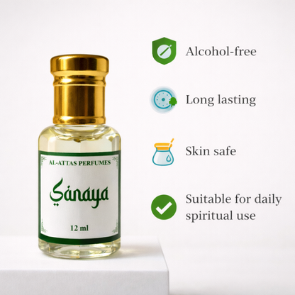 Sanaya  Attar | Warm Spicy Woody Musk Perfume for Men | AL-ATTAS