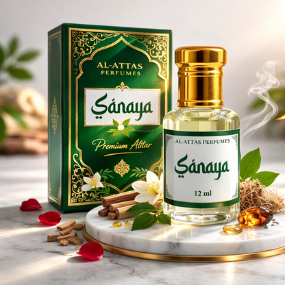 Sanaya  Attar | Warm Spicy Woody Musk Perfume for Men | AL-ATTAS
