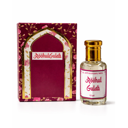 Roohul Gulab Attar Premium Fasli Rose Natural Perfume Oil | Long Lasting Alcohol Free