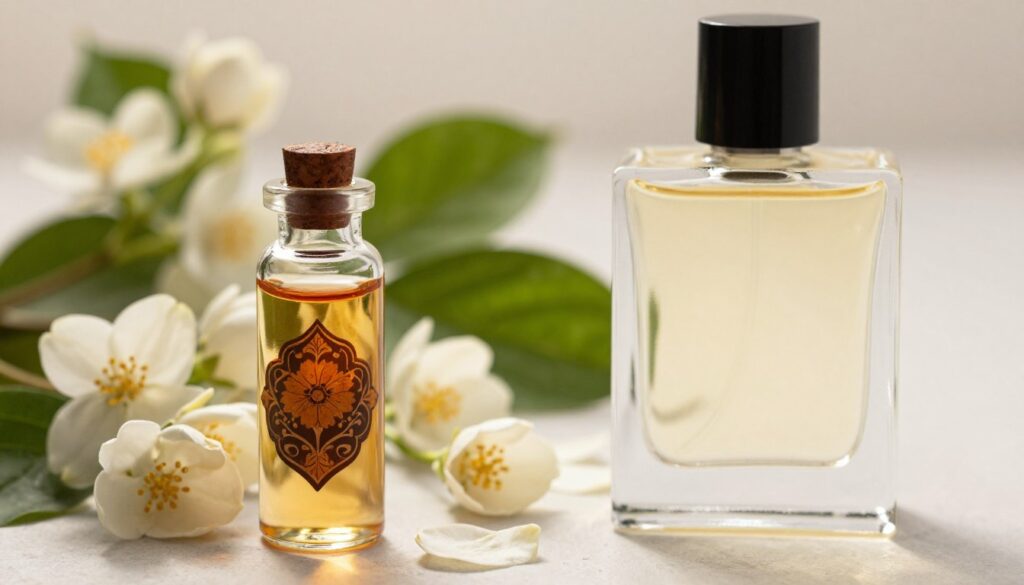 natural attar vs synthetic perfume
