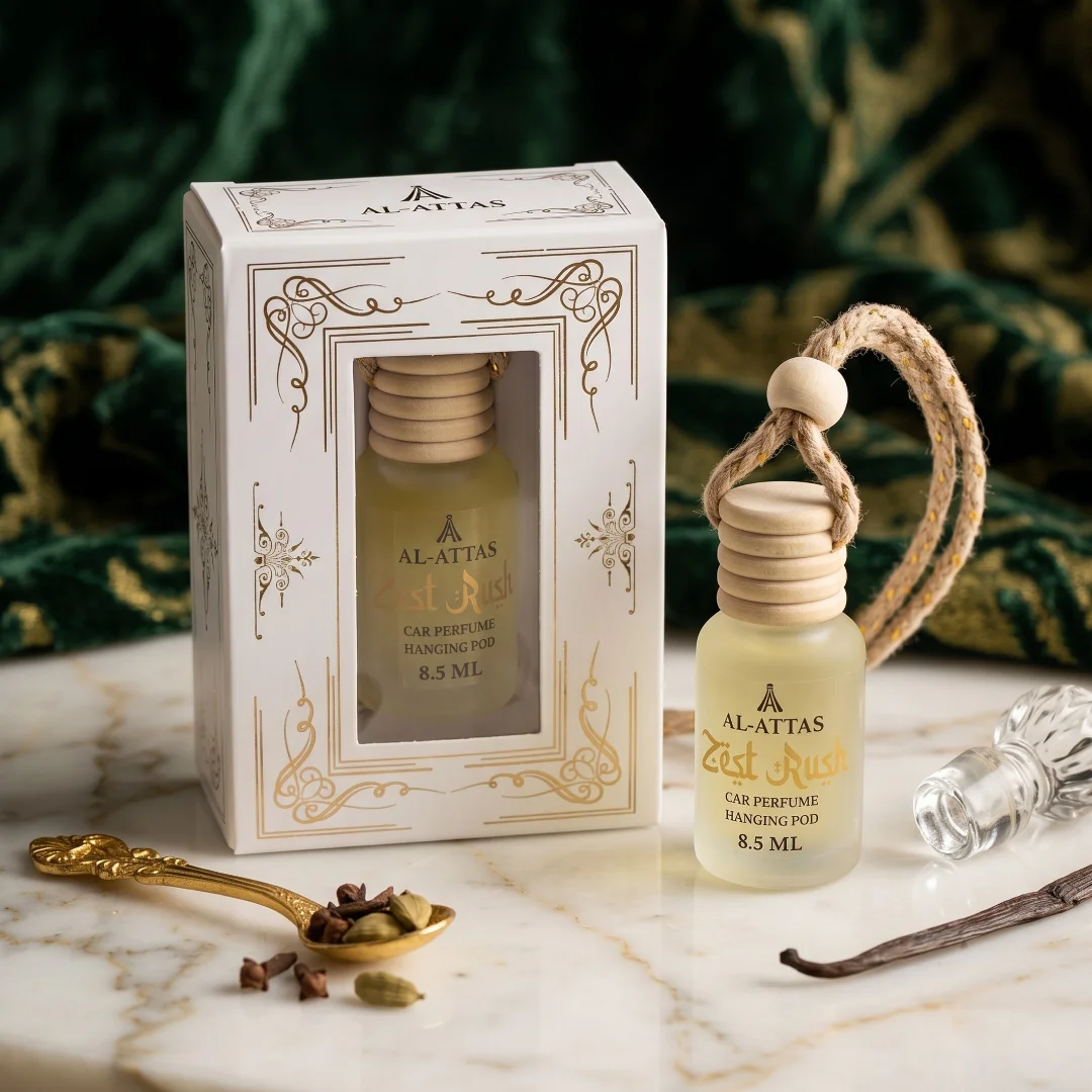 Zest Rush Car Hanging Perfume | Lime, Orange & Aventus Inspired | 8.5 ML - Image 6