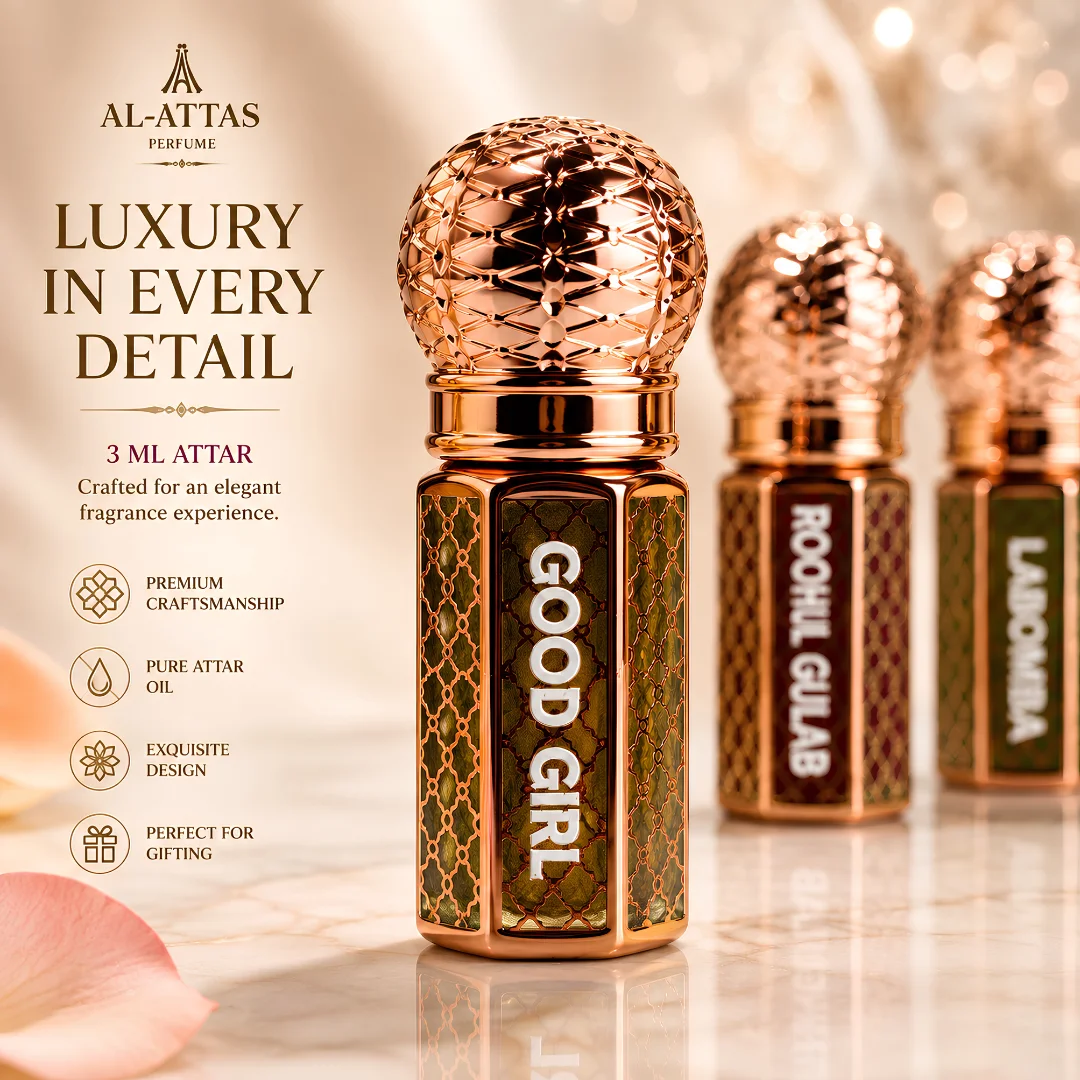 Signature For Her Attar Gift Set | 4 × 3ml | Luxury Attar for Women - Image 4