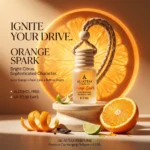 Orange Spark Car Hanging Perfume | Citrus Car Diffuser | 8.5 ML