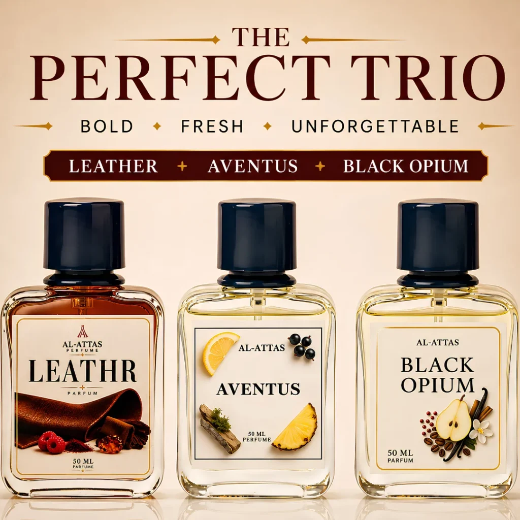 💎 Premium Perfume Trio 50ML X 3 BOTTLE