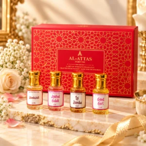 AL-ATTAS Premium Attar Combo Pack for Women – 4 × 6ml (24ml)